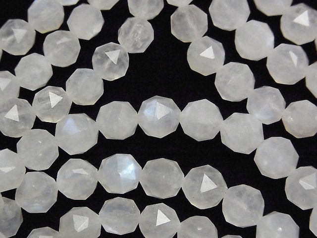 [Video] High Quality! Royal Blue Moonstone AA+ Star Faceted Round 7mm Bracelet