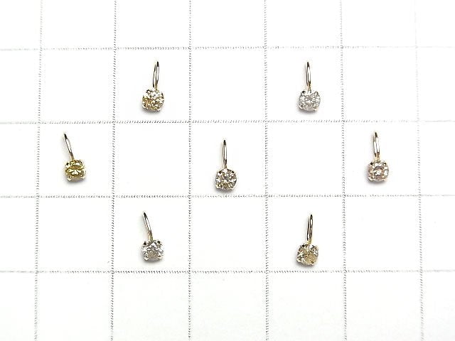 [Video] [Japan] Yellow Diamond AAA Round Faceted 3x3mm Pendant [18K Yellow Gold]