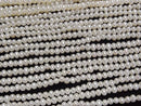 [Video]Fresh Water Pearl AAA Potato 3.5mm White 1strand beads (aprx.15inch/36cm)