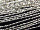 Karen Silver Tube 2x1x1mm White Silver Half or 1 Strand Beads (approx. 27 inches/68 cm)