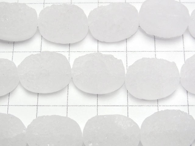 [Video]Druzy Quartz Oval 18x13mm half or 1strand beads (aprx.15inch/36cm)