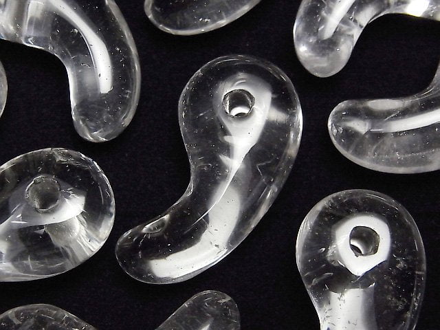 [Video] Crystal AAA- Comma Shaped Bead 35x18mm 1pc