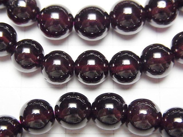 [Video] High Quality Garnet AAA Round 8mm Bracelet