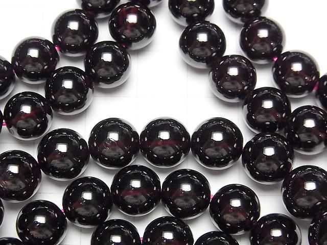 [Video] Garnet AAA Round 10mm Bracelet