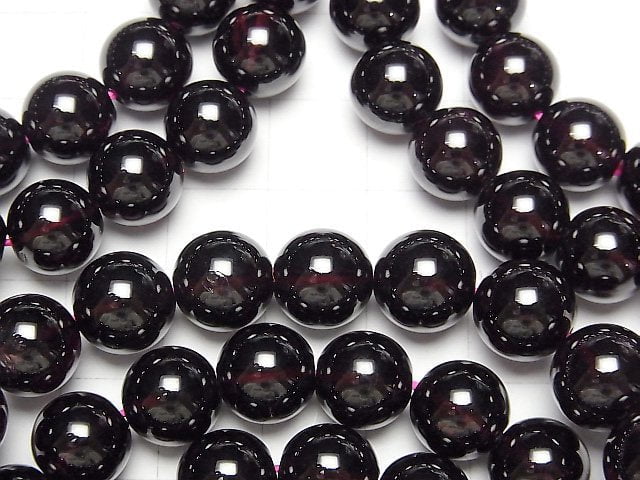 [Video] High Quality Garnet AAA Round 10mm Bracelet