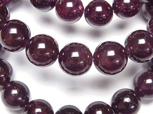Bracelet Grenat AA++ Rond [9mm][10mm]