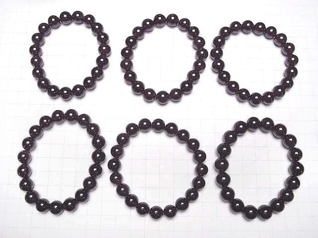 [Video] Garnet AA++ Round 10mm Bracelet