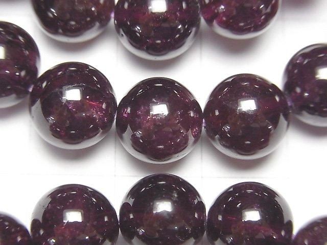 [Video] Rhodolite Garnet AAA Round 10mm Bracelet
