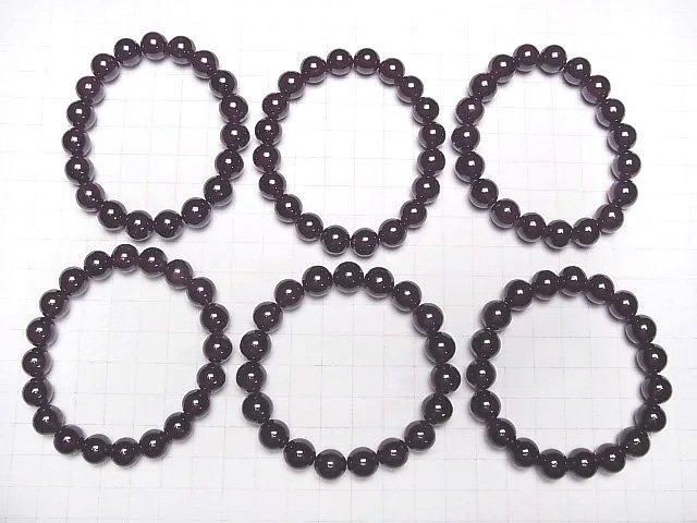 [Video] Rhodolite Garnet AAA Round 10mm Bracelet