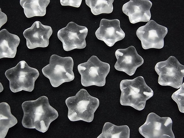 [Video] Crystal AAA- Star Motif 12-14mm [Half Drilled Hole] 2pcs