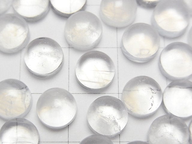 [Video] Angel Ladder Quartz Round Cabochon 8x8mm 1pc