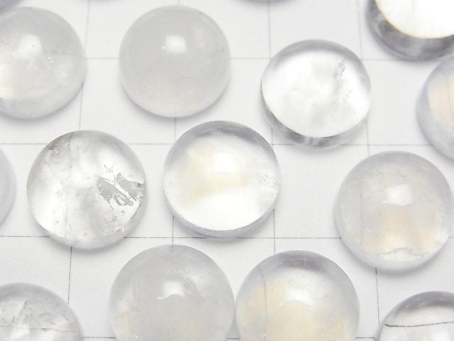 [Video] Angel Ladder Quartz Round Cabochon 12x12mm 1pc