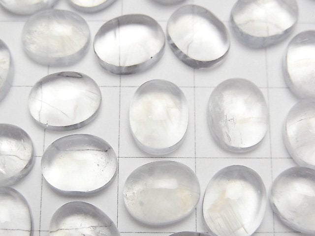 [Video] Angel Ladder Quartz Oval Cabochon 10x8mm 1pc