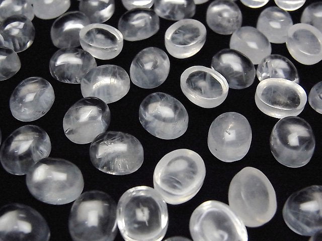 [Video] Angel Ladder Quartz Oval Cabochon 10x8mm 1pc