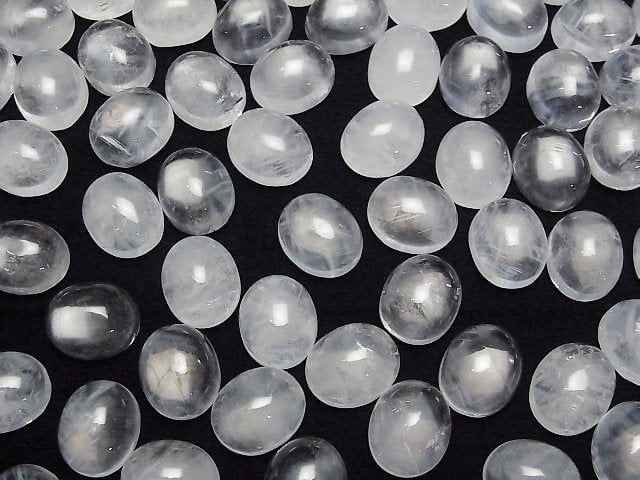 [Video] Angel Ladder Quartz Oval Cabochon 12x10mm 1pc