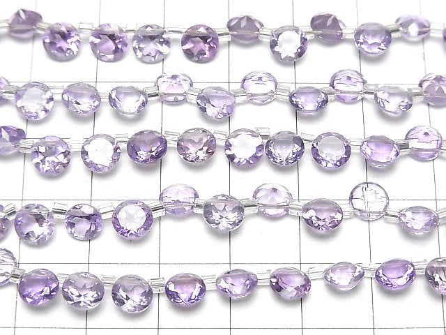 [Video]High Quality Amethyst AAA Round Faceted 6x6mm half or 1strand (26pcs)