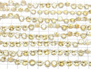 [Video]High Quality Citrine AAA Round Faceted 6x6mm half or 1strand (26pcs)