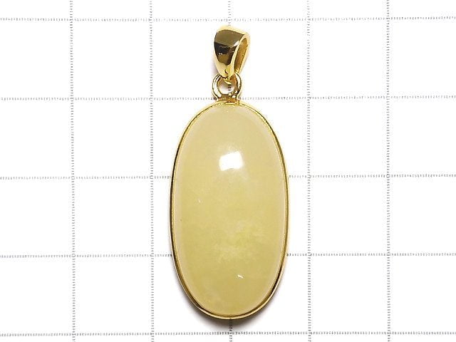 [Video][One of a kind] Smithsonite Pendant 18KGP NO.10