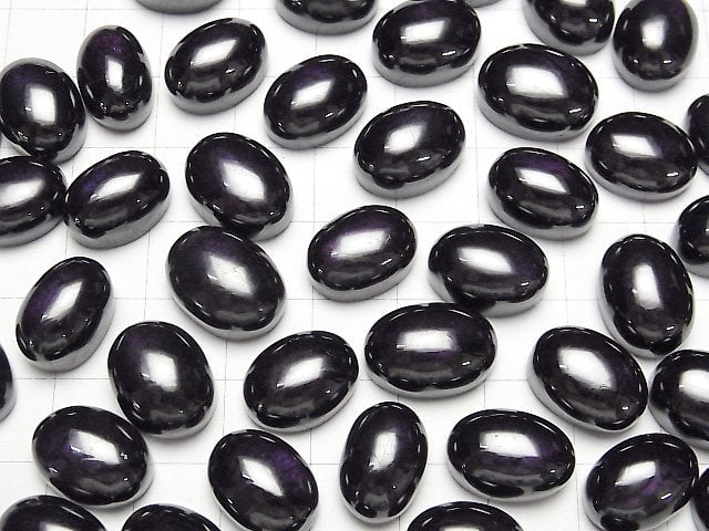 [Video]Purplite Stichtite Oval Cabochon 14-15mm 1pc