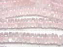 [Video]Rose Quartz AAA- Rondelle (Heishi) 1strand beads (aprx.15inch/38cm)