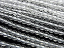 [Video]Crystal Quartz AAA- Round 3mm 1strand beads (aprx.15inch/36cm)