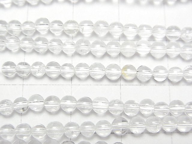 [Video]Crystal Quartz AAA- Round 3mm 1strand beads (aprx.15inch/36cm)
