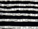 [Video] High quality white Shell (Silver-lip Oyster)AAA Square 6x6x3mm half or 1strand beads (aprx.15inch/38cm)