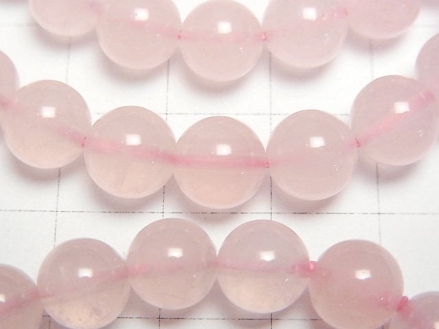 [Video] Madagascar Rose Quartz AA++ Round 8mm Bracelet