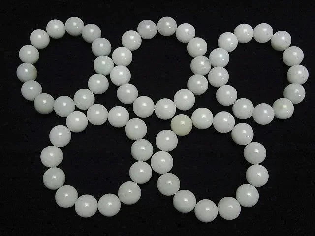 [Video] Burmese Jadeite AA Round 16mm Bracelet