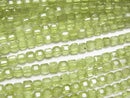 [Video] High Quality! Peridot AA++ Cube Shape 3x3x3mm half or 1strand beads (aprx.15inch/37cm)