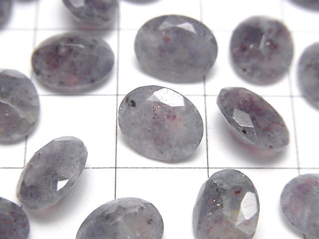 [Video]Bloodshot Iolite AA+ Loose stone Oval Faceted 10x8mm 2pcs