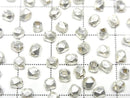 Karen Silver Cube Shape 3.5x3.5x3.5mm White Silver 5pcs