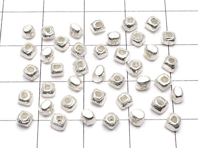 Karen Silver Roundel 3x3x3mm White Silver 5pcs