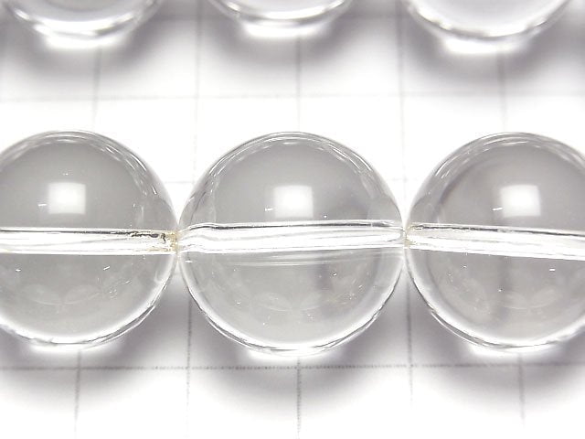[Video]Crystal Quartz AAA Round 20mm 1/4 or 1strand beads (aprx.15inch/38cm)