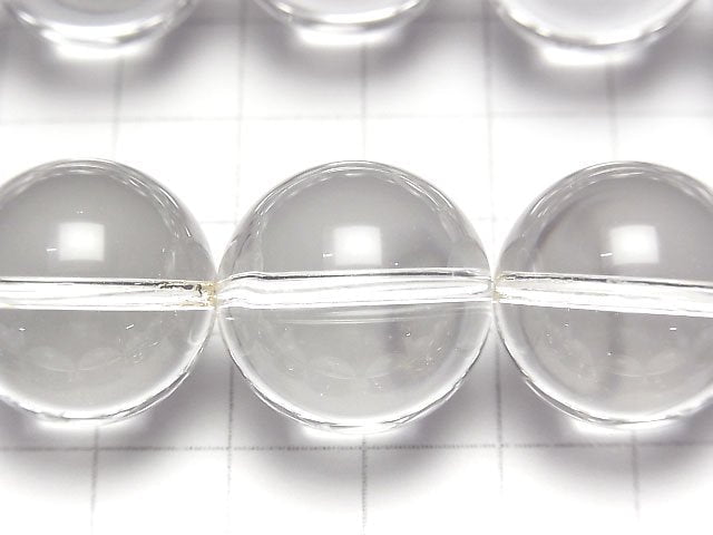 [Video]Crystal Quartz AAA Round 20mm 1/4 or 1strand beads (aprx.15inch/38cm)