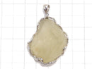 [Video][One of a kind] Libyan Desert Glass Roughlock Nugget Pendant Silver925 NO.301
