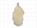 [Video][One of a kind] Libyan Desert Glass Roughlock Nugget Pendant Silver925 NO.304