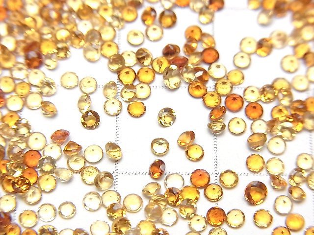 [Video]High Quality Citrine AAA Loose stone Round Faceted 2x2mm 10pcs