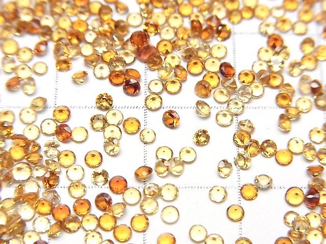 [Video]High Quality Citrine AAA Loose stone Round Faceted 2x2mm 10pcs