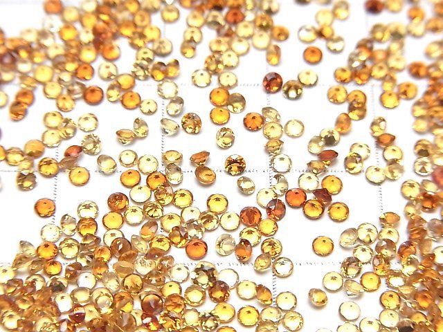 [Video]High Quality Citrine AAA Loose stone Round Faceted 2x2mm 10pcs