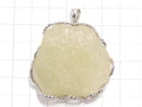 [Video][One of a kind] Libyan Desert Glass Roughlock Nugget Pendant Silver925 NO.309