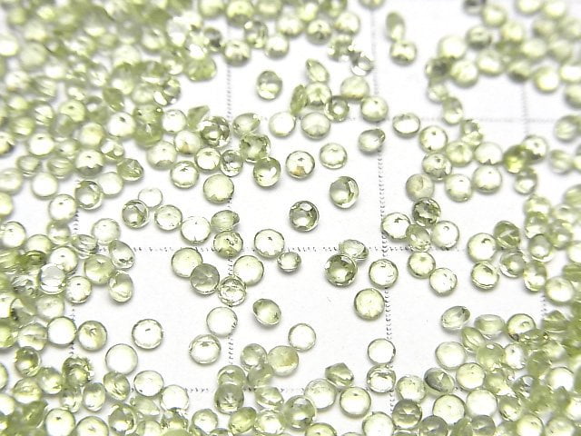 [Video]High Quality Peridot AAA Loose stone Round Faceted 2x2mm 10pcs