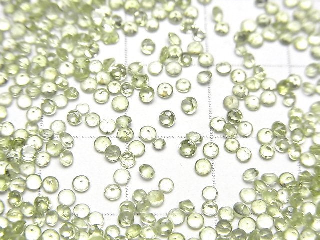 [Video]High Quality Peridot AAA Loose stone Round Faceted 2x2mm 10pcs