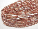 [Video]Hematite Star 6x6mm Pink Gold Coated 1strand beads (aprx.15inch/37cm)