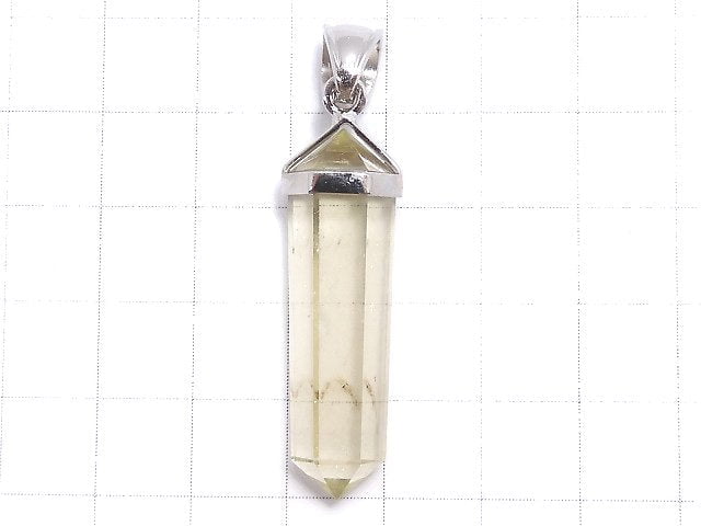 [Video][One of a kind] Libyan Desert Glass Double Point Pendant Silver925 NO.46