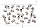 Karen Silver Rondelle 4.5x2x2mm 10pcs