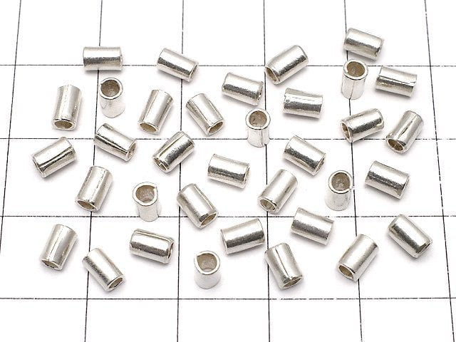 Karen Silver Roundel 4.5x3x3mm 5pcs