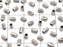 Karen Silver Patterned Rondelle 4x2.5x2.5mm 10pcs