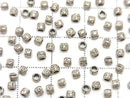 Karen Silver Patterned Rondelle 2.5x2.5x2.5mm 10pcs
