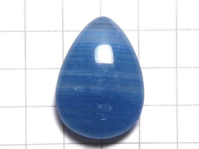 [Video][One of a kind] Natural Blue Calcite AAA Cabochon 1pc NO.167